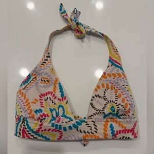 Victoria's Secret Multicolor Floral Aztec Bikini Top